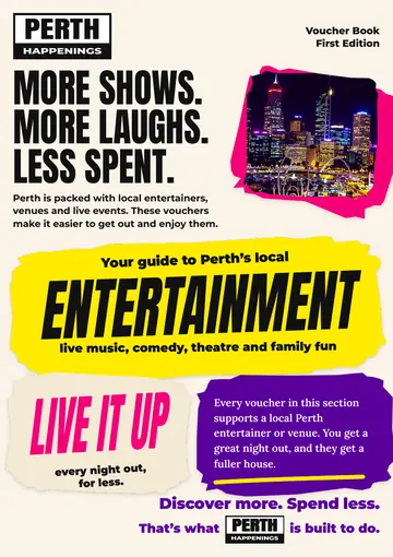 Booklet page: Entertainment section opener